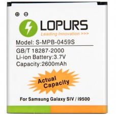 LOPURS haute capacité d'affaires Batterie pour Galaxy S IV / i9500 (Capacité actuelle: 2600mAh)