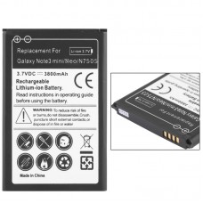 3800mAh Акумуляторна батарея для Galaxy Note III міні / Note III Neo / N7505 (чорний)