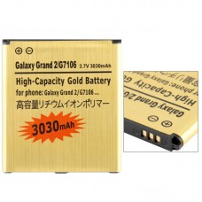 3030mAh High Capacity Business Gold Replacement Battery for Galaxy Grand 2 / G7106 