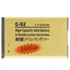 2430mAh C-S2 High Capacity Golden Edition Business Battery for BlackBerry 8300 / 8700 / 9300 