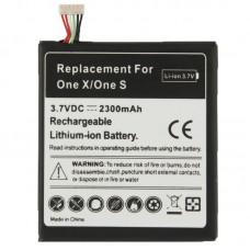 2300mAh შიდა Replacement Battery for HTC One X / S720e, One S / Z520e 