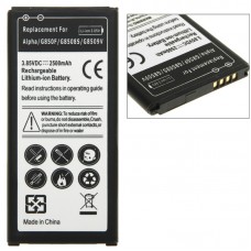 2500mAh Rechargeable Li-ion Battery for Galaxy Alpha / G850F / G8508S / G8509V 