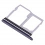 SIM Card Tray + Micro SD Card Tray for LG G6 H870 H871 H872 LS993 VS998 US997 H873(Black)