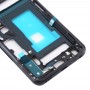 Első Ház LCD keret visszahelyezése Plate LG G8 ThinQ (fekete)