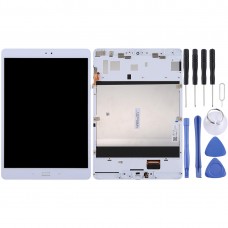 LCD ეკრანი და Digitizer სრული ასამბლეის ჩარჩო ASUS ZenPad 3S 10 / Z500M / Z500 / P027 (თეთრი)