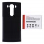 RUNDAS BL-45B1F 6800mAh Замена батареи мобильного телефона и крышка задней двери для LG V10 (черный)