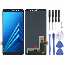 OLED მასალა LCD ეკრანი და Digitizer სრული ასამბლეის Samsung Galaxy A8 + (2018) SM-A730