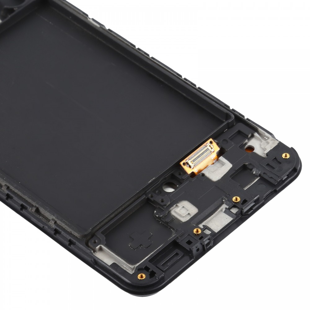 YANTAIAN Piezas de Repuesto móviles TFT Material de la Pantalla LCD y digitalizador Asamblea Completa con el Marco para Samsung Galaxy A50 Color : Black 