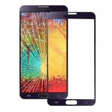 Front Screen Outer Glass Lens for Galaxy Note 3 Neo / N7505(Dark Blue) 