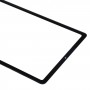 Pantalla frontal lente de cristal externa para el Samsung Galaxy Tab S6 Lite SM-P610 / P615 (Negro)