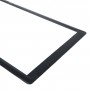 Obiettivo dello schermo anteriore esterno di vetro per Samsung Galaxy S TabPro SM-W700 (nero)