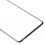 10 PCS anteriore dello schermo esterno obiettivo di vetro per Samsung Galaxy A71 (nero)