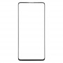 10 PCS anteriore dello schermo esterno obiettivo di vetro per Samsung Galaxy A51 (nero)