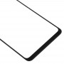 10 PCS delantero de la pantalla externa lente de cristal para Samsung Galaxy A20S (negro)