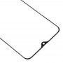10 ks přední síto vnější sklo čočky pro Samsung Galaxy A40S (černá)