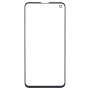 10 PCS Front Screen Outer Glass Lens for Samsung Galaxy S10e SM-G970F/DS, SM-G970U, SM-G970W (Black)