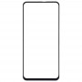 10 PCS Frontscheibe Äußere Glasobjektiv für Samsung Galaxy A60 (schwarz)