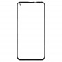 10 PCS Frontscheibe Äußere Glasobjektiv für Samsung Galaxy A8s (Schwarz)