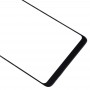 10 PCS anteriore dello schermo esterno obiettivo di vetro per Samsung Galaxy A8 Stella (A9 Stella) (nero)