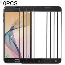 10 PCS Front Screen Outer Glass Lens for Samsung Galaxy J7 Prime, On7 (2016), G610F, G610F/DS, G610F/DD, G610M, G610M/DS, G610Y/DS(Black)