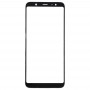 10 szt. Ekranowy ekran zewnętrzny Obiektyw szklany Samsung Galaxy A6 + (2018) / A605 (czarny)