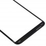10 ცალი წინა ეკრანის გარე მინის ობიექტივი Samsung Galaxy J4 + / J6 + / J610 (შავი)