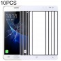 10 бр. Външен стъклен леща за Samsung Galaxy J3 Pro / J3110 (бял)