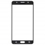 10 PCS delantero de la pantalla externa lente de cristal para Samsung Galaxy J7 Max (Negro)
