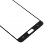 10 PCS anteriore dello schermo esterno obiettivo di vetro per Samsung Galaxy J7 Max (nero)