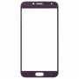 10 ცალი წინა ეკრანის გარე მინის ობიექტივი Samsung Galaxy J4 (2018) (Purple)