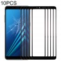 10 PCS מסך קדמי עדשת זכוכית חיצונית עבור A8 גלקסי סמסונג (2018)