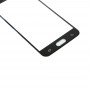 10 PCS delantero de la pantalla externa lente de cristal para Samsung Galaxy on5 / G550 (negro)