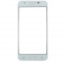 10 PCS delantero de la pantalla externa lente de cristal para Samsung Galaxy on5 / G550 (Blanco)