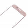 10 PCS Передній екран Outer скло об'єктива для Samsung Galaxy A7 (2017) / A720 (рожевий)