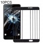 10 PCS Front Screen Outer Glass Lens for Samsung Galaxy C5(Black)