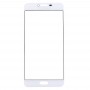 10 kpl edessä näytön ulkolasin linssi Samsung Galaxy C5: lle (valkoinen)