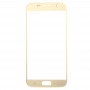 10 kpl edessä näytön ulkolasilinssi Samsung Galaxy S7 / G930 (kulta)