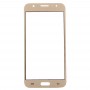 10 PCS Frontscheibe Äußere Glasobjektiv für Samsung Galaxy J7 / J700 (Gold)