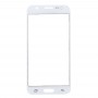 10 PCS delantero de la pantalla externa lente de cristal para Samsung Galaxy J7 / J700 (blanco)