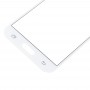 10 PCS Frontscheibe Äußere Glasobjektiv für Samsung Galaxy J7 / J700 (weiß)