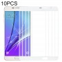 10 PCS Frontscheibe Äußere Glasobjektiv für Samsung Galaxy Note 5 (weiß)