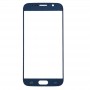 10 PCS Verre en verre extérieur à écran avant pour Samsung Galaxy S6 / G920F (Bleu foncé)