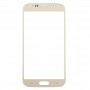 10 бр предния екран външен стъклен леща за Samsung Galaxy S6 / G920F (злато)