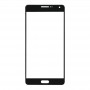 10 PCS delantero de la pantalla externa lente de cristal para Samsung Galaxy A7 (2015) (negro)