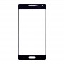 10 PCS delantero de la pantalla externa lente de cristal para Samsung Galaxy A5 / A500 (Negro)