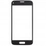 10 st frontskärm Yttre glaslins för Samsung Galaxy S5 mini (svart)