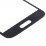 10 db elülső képernyő Külső üveglencse a Samsung Galaxy S5 mini (fekete) számára
