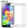 10 ks Přední síto vnější sklo čočky pro Samsung Galaxy S5 Mini (bílá)