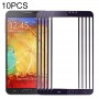 10 PCS Front Screen Outer Glass Lens for Samsung Galaxy Note 3 Neo / N7505 (Dark Blue)