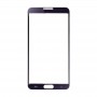 10 PCS delantero de la pantalla externa lente de cristal para Samsung Galaxy Note 3 Neo / N7505 (azul oscuro)